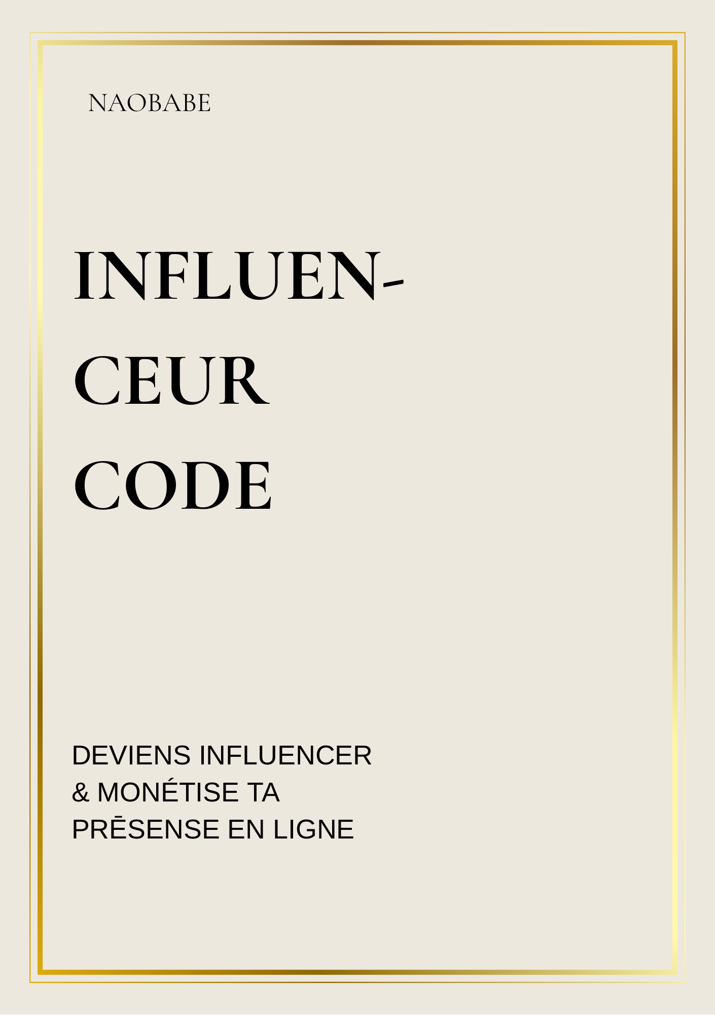 INFLUENCEUR CODE
